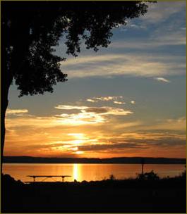 Sunset over Lake Pepin